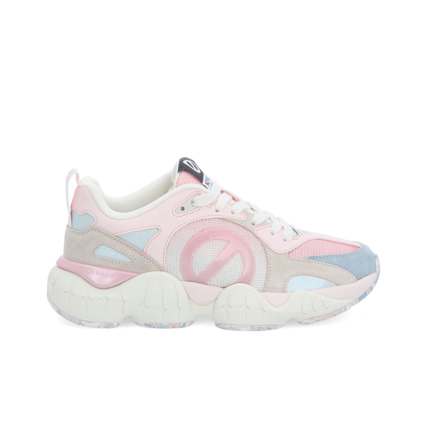 KRAZEE RUNNER W - KNIT/NACRE/SDE - ROSE/BLEU